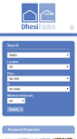 Mobile Screenshot of dhesiestates.com